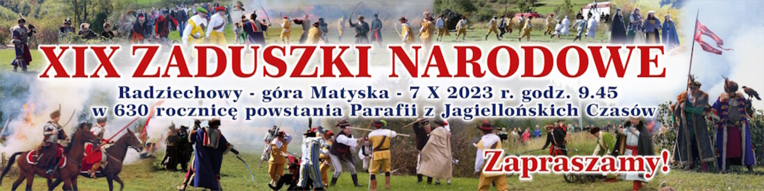 ZAPROSZENIE na XIX Zaduszki Narodowe na Matysce: Radziechowy,...