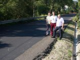 ZAKOŃCZONO REMONT USZKODZONEGO ODCINKA DROGI POWIATOWEJ W JUSZCZYNIE