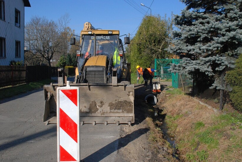 Przebudowa drogi w Brzuśniku w Gminie Radziechowy-Wieprz