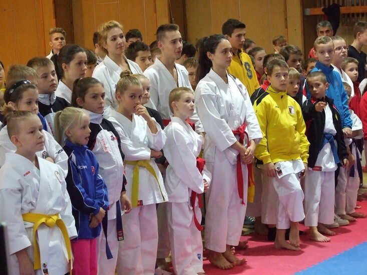 W słowackiej  Trstenie walczyli karatecy krajów wyszehradzkich!