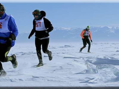Obraz 4: Edward Dudek na XIV Baikal Ice Marathon!