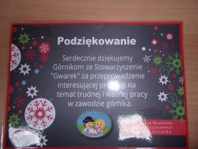 Obraz 13: Barbórka w Przedszkolu im. Władysława Pi...