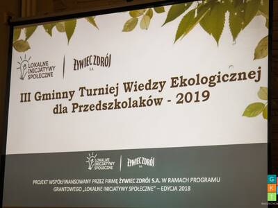 III Gminny Turniej Wiedzy Ekologicznej dla Przedsz...
