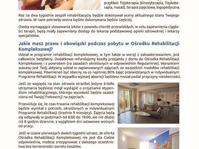 Obraz 5: Projekt ''Model rehabilitacja kompleksowa...