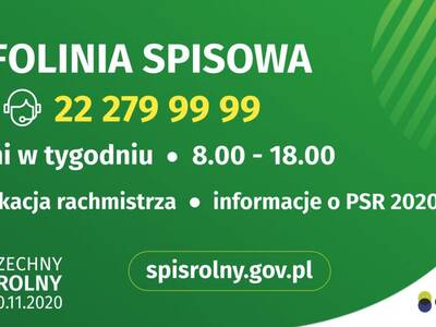 Ruszyła INFOLINIA SPISOWA