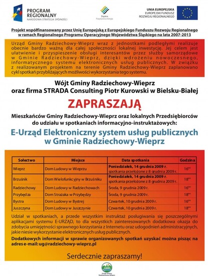 E-Urząd w Gminie Radziechowy-Wieprz