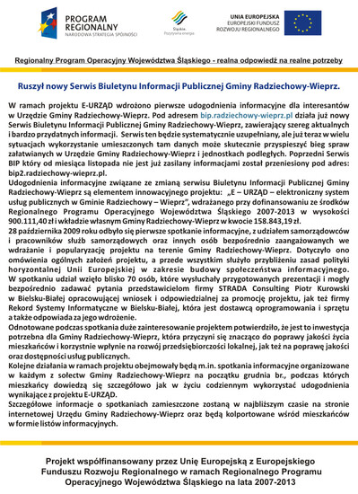 Ruszył nowy Serwis Biuletynu Informacji Publicznej...