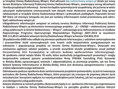 Ruszył nowy Serwis Biuletynu Informacji Publicznej...