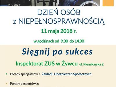 Dzień osób z niepełnosprawnością - ZUS w Żywcu