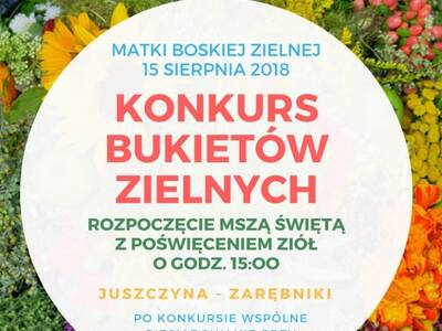 KONKURS BUKIETÓW ZIELNYCH – 15 SIERPNIA 2018r.