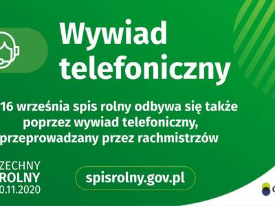 Od 16 września #spisrolny odbywa się także poprzez...