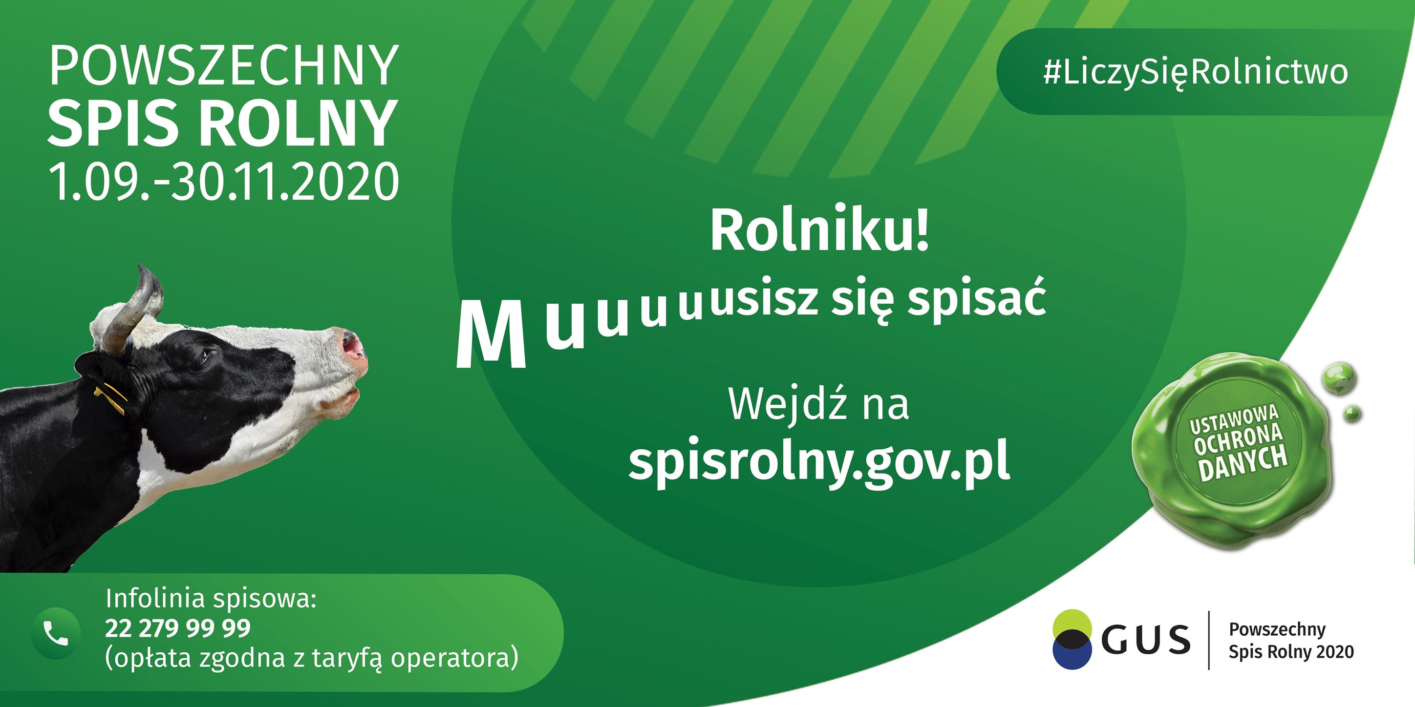 Rolniku! Już tylko kilka dni pozostało do zakończenia obowiązkowego spisu rolnego!