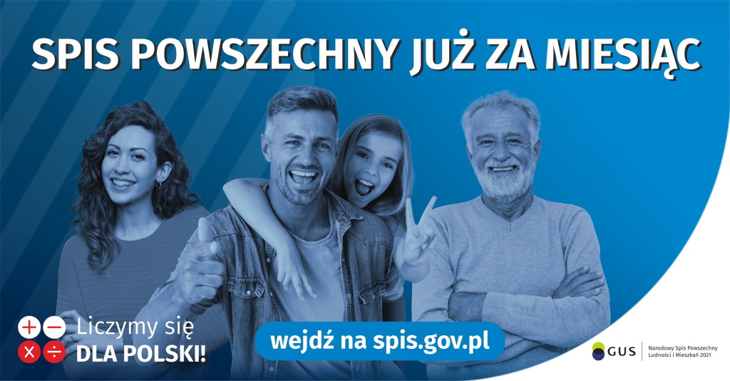 Narodowy Spis Powszechny Ludności i Mieszkań 2021!