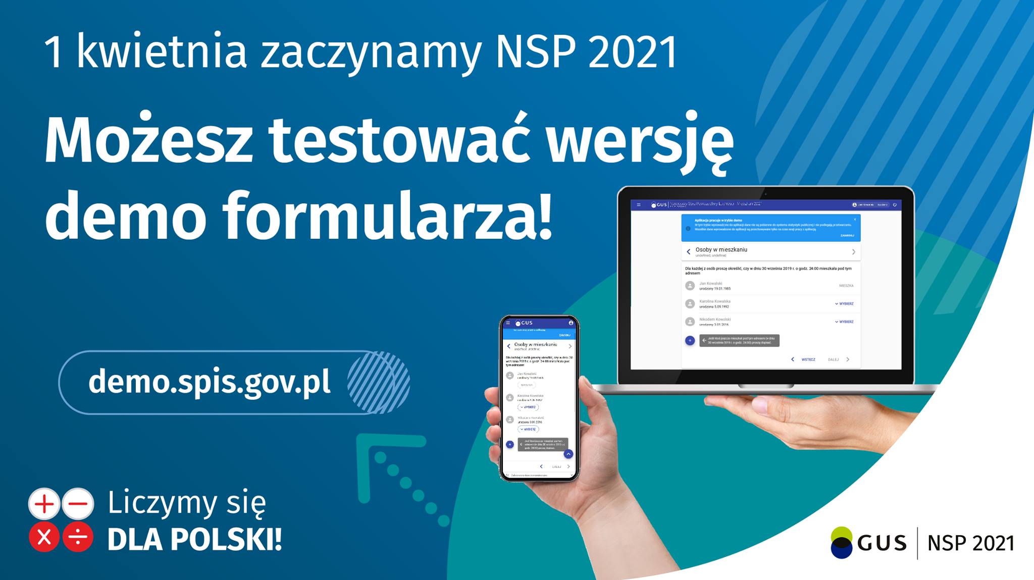 1 kwietnia 2021r. zaczynamy NSP 2021! Przetestuj wersję demo formularza!