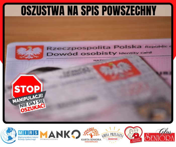 Oszustwa na spis powszechny Stop Manipulacji - nie daj się oszukać!