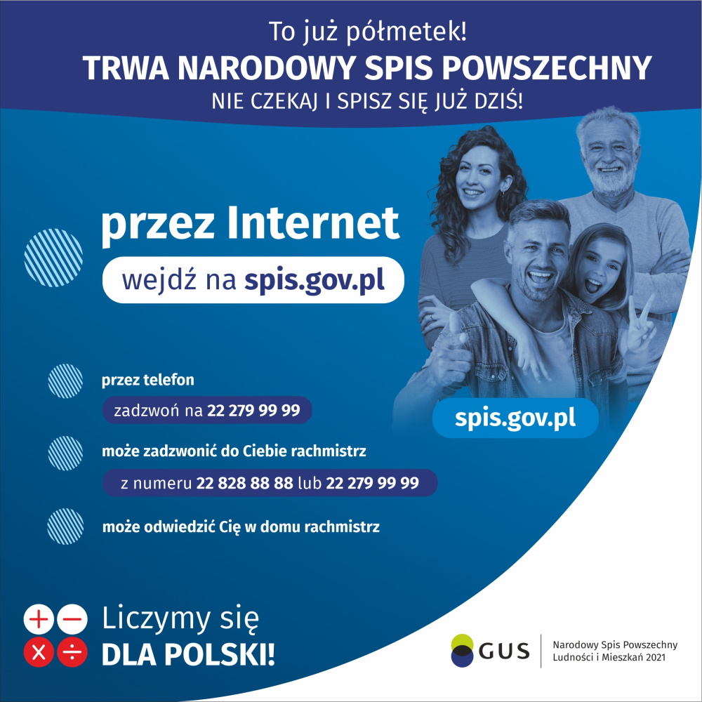 Trwa Narodowy Spis Powrzechny - TO JUŻ PÓŁMETEK!