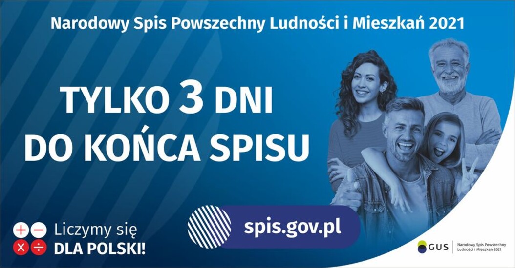 Zostały tylko 3 dni do końca spisu powszechnego!