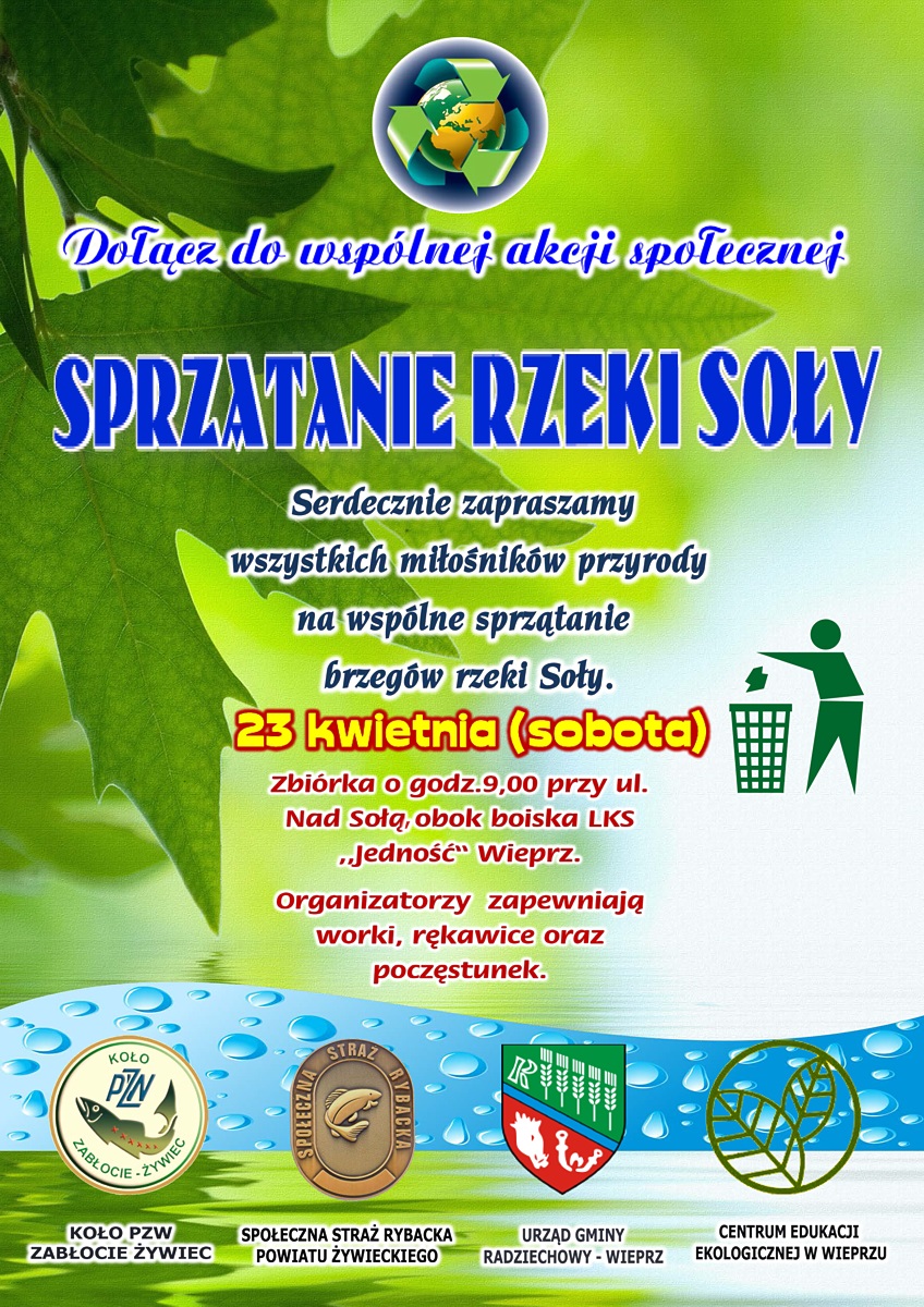 Sprzątanie rzeki Soły!