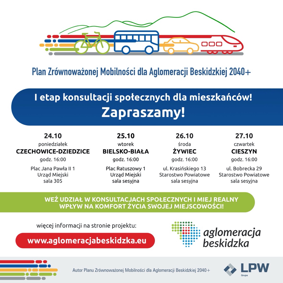 Plan Zrównoważonej Mobilności Aglomeracji Beskidzkiej 2040+