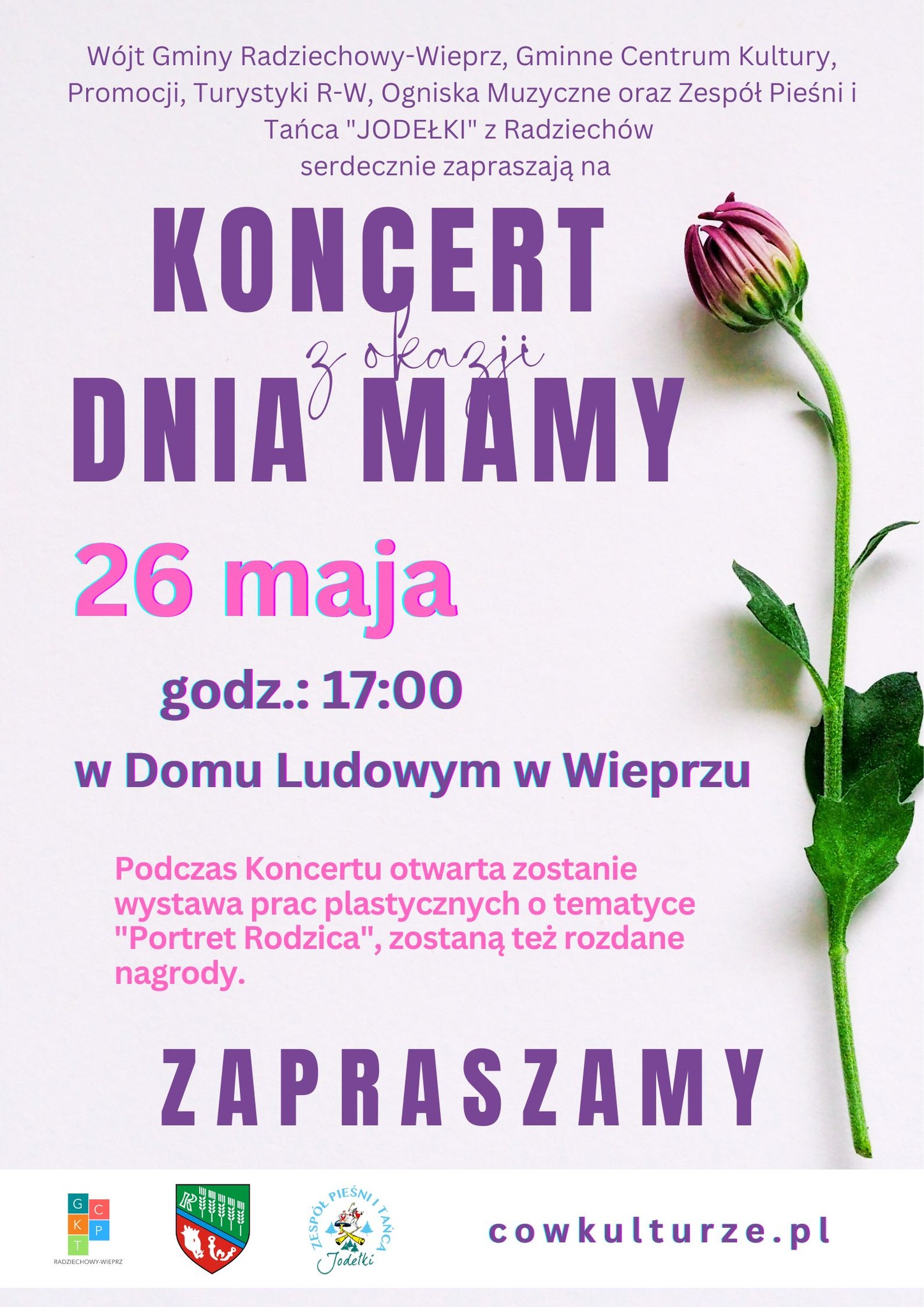 Zapraszamy serdecznie na KONCERT z okazji Dnia Mamy!