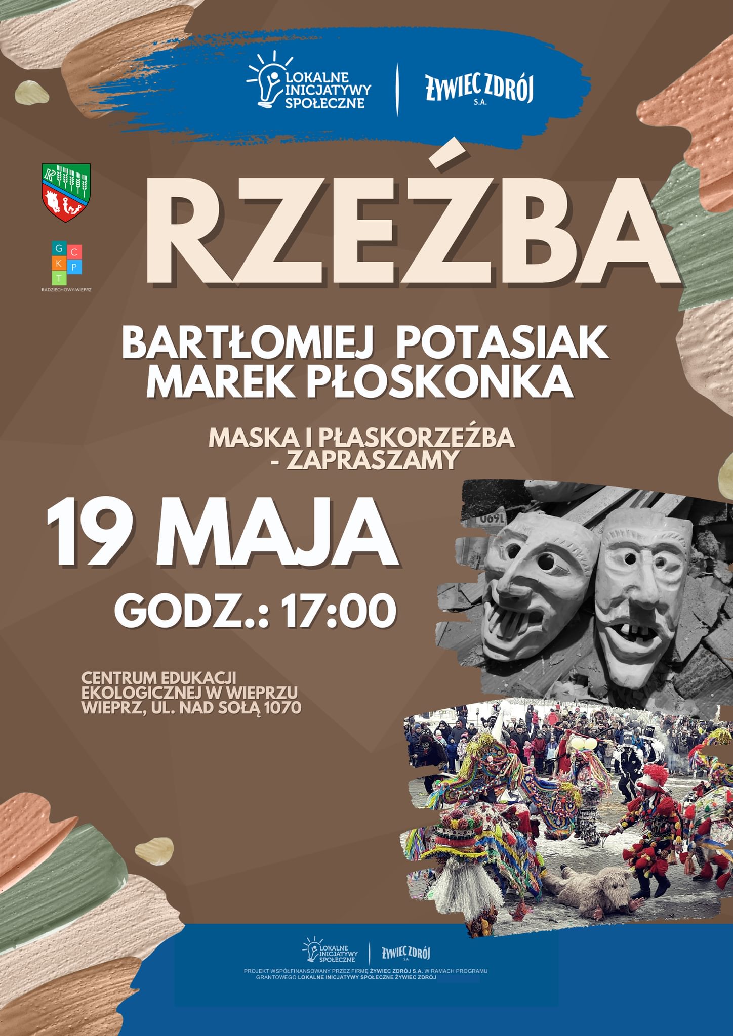 RZEŹBA - Warsztaty: Wieprz, CCE, 19 maja 2023r., godz. 17:00