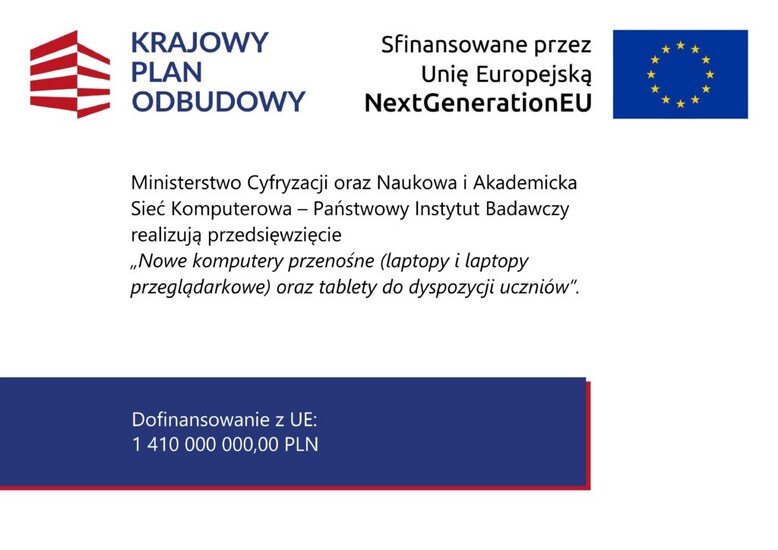 Nieodpłatne przekazanie sprzętu w ramach Projektu KPO...