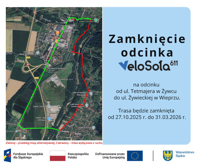 Zamkniecie Velo Soła