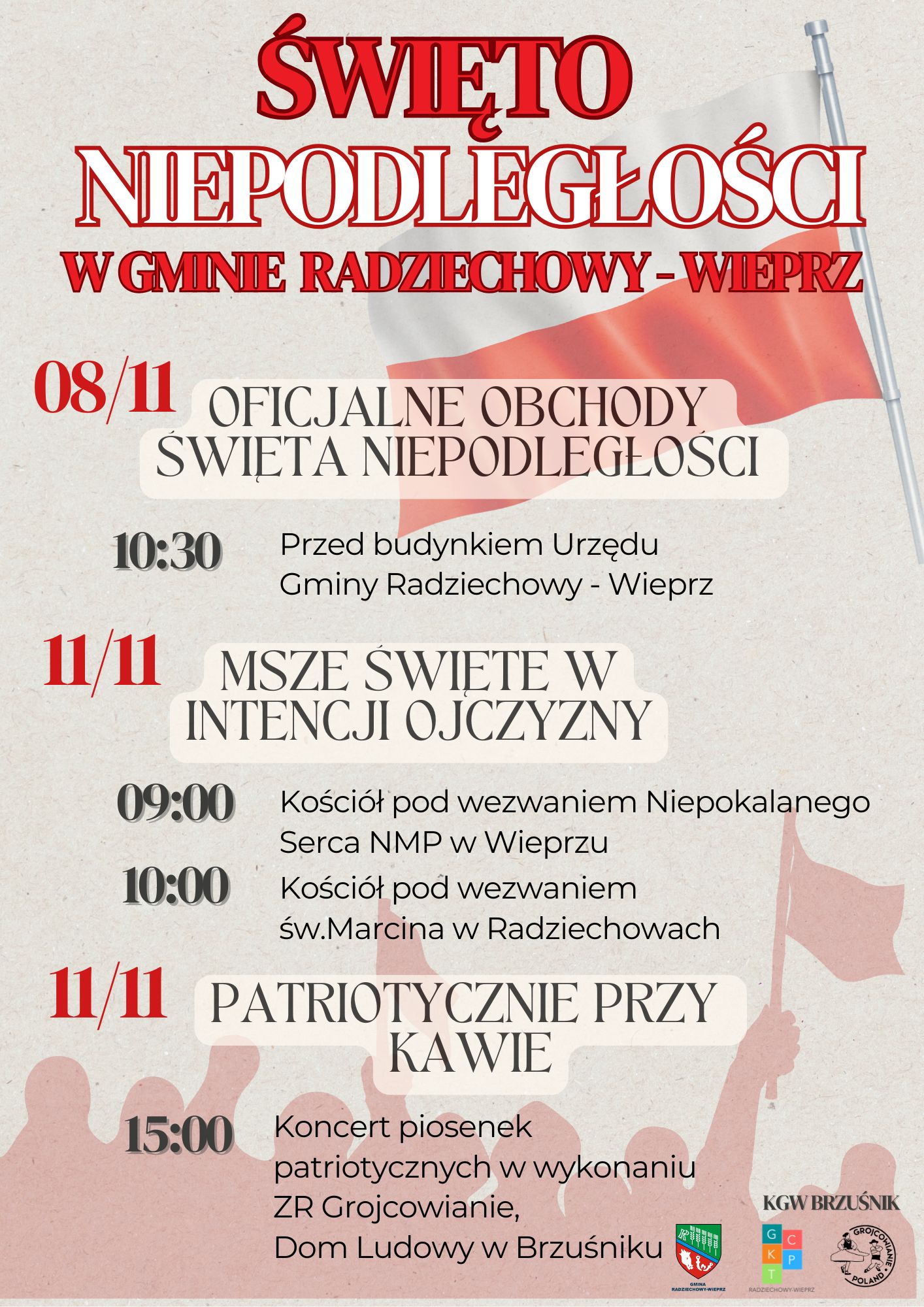 Święto Niepodległości w Gminie Radziechowy-Wieprz