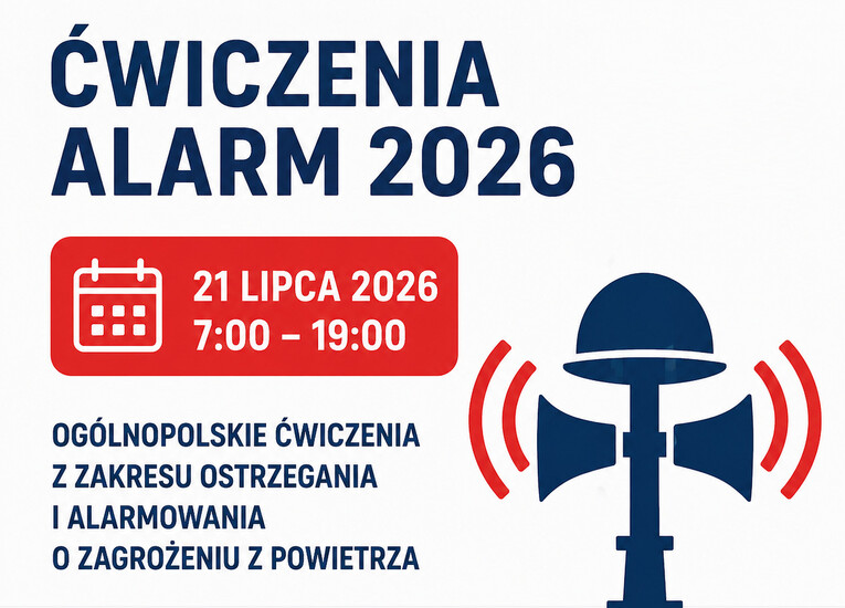 KOMUNIKAT: ogólnopolskie ćwiczenia z zakresu ostrzegania...