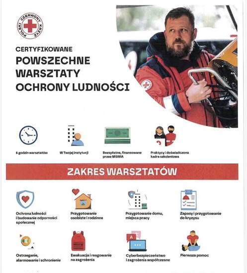 Bezpłatne warsztaty z zakresu ochrony ludności i obrony...