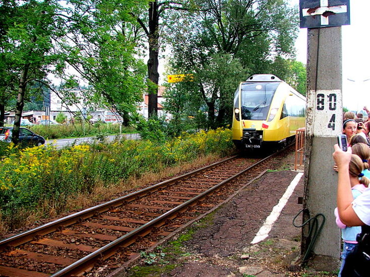 Powitanie Pociągu Papieskiego (od stacji Radziechowy-Wieprz...