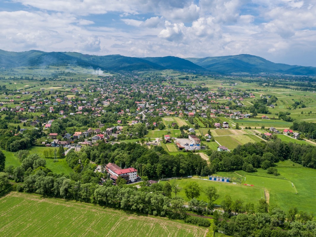 Zdjęcia lotnicze Gminy Radziechowy-Wieprz - Czerwiec 2016