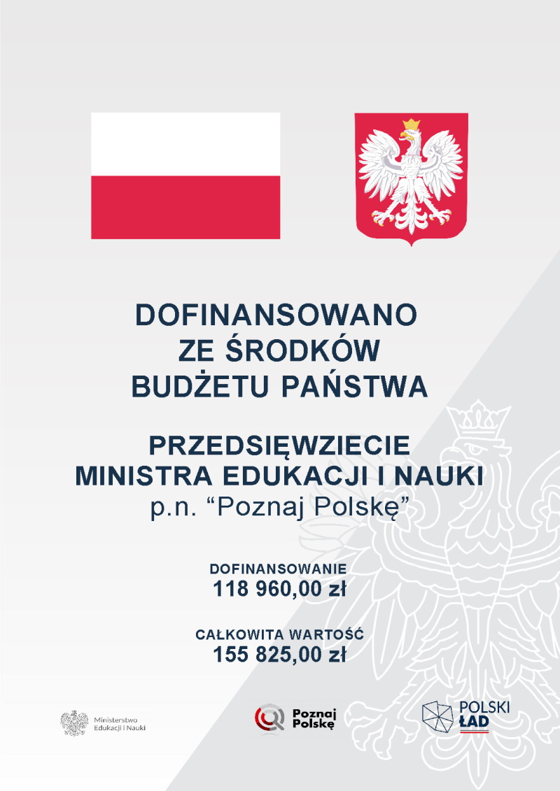 Dofinansowanie na realizację wycieczek szkolnych związanych z priorytetowymi obszarami edukacyjnymi wskazanymi...