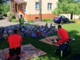 Bezpieczne wakacje - warsztaty dla dzieci w Publicznym Przedszkolu w Wieprzu