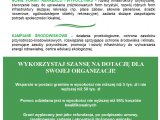 Informacja na temat ogłoszonych naborów na projekty grantowe - LGD ''Żywiecki Raj''